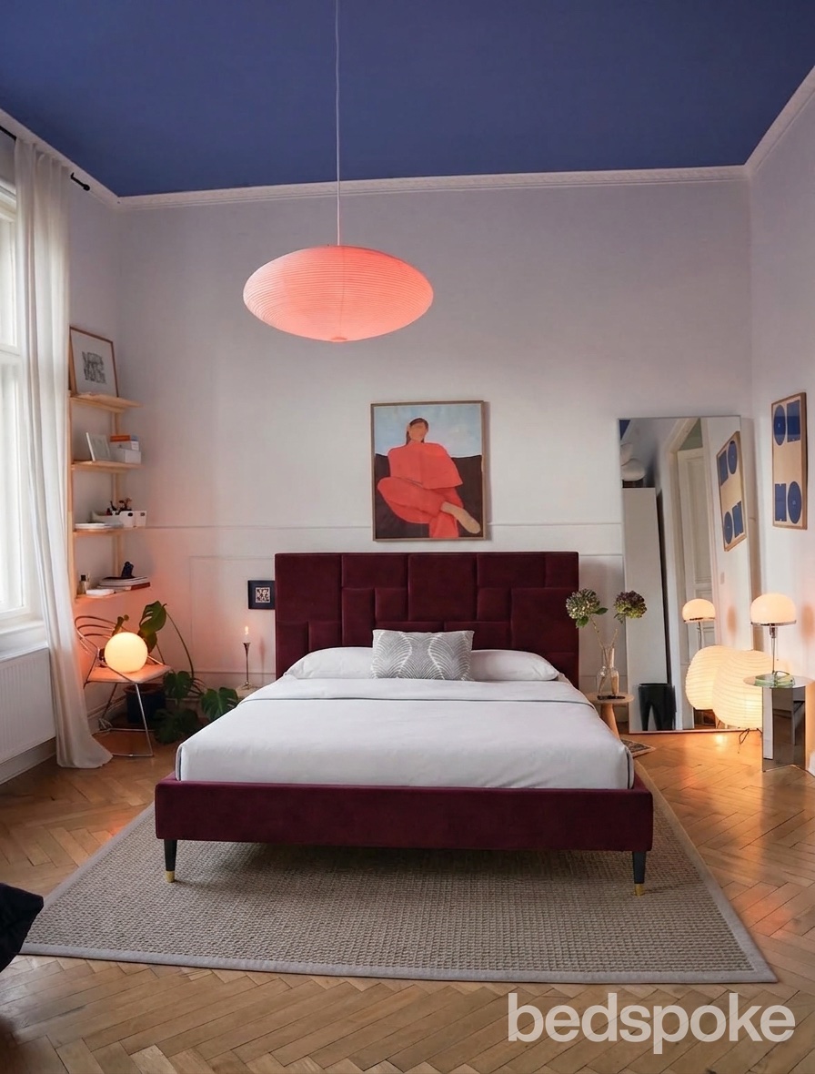 Same bedroom after RoomMatch with a Bedspoke bed